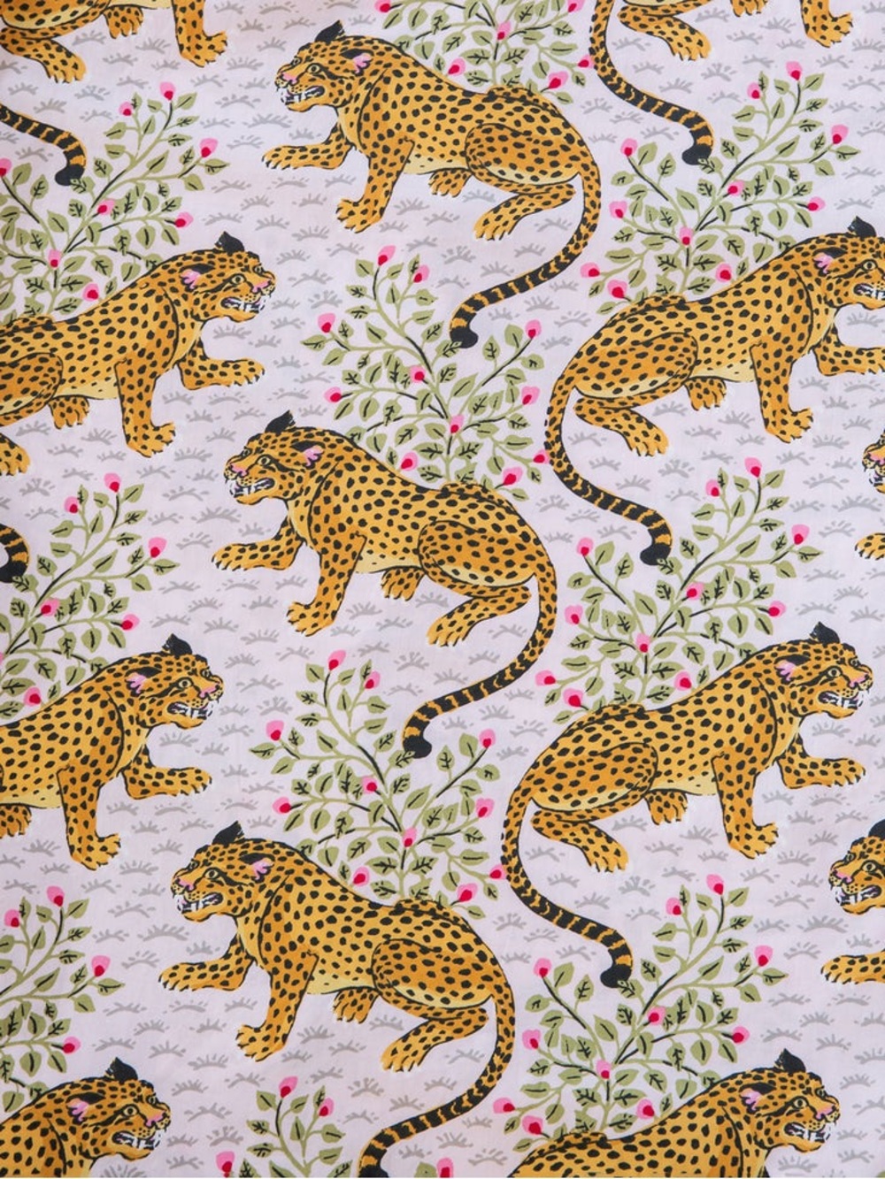 Printfresh Leopard Print Button-Up Pajama Set in Bagheera - Picture 5 of 5